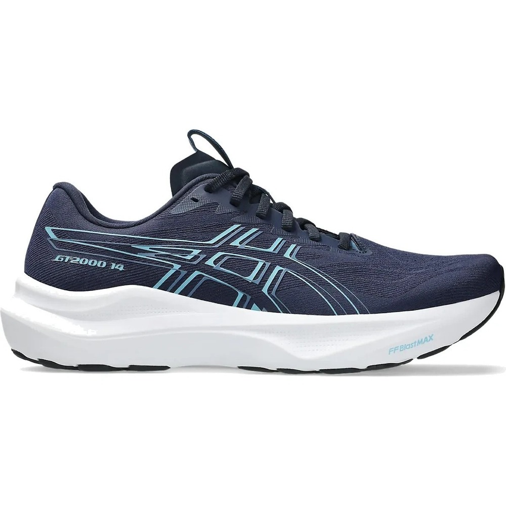 ASICS® (Men's 10.5 WIDE) GT-2000 14 Running Shoes in Midnight/Stillwater - $140